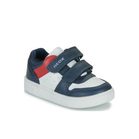 GEOX  B ECLYPER ΠΑΙΔΙΚΑ SNEAKERS ΑΝΑΤΟΜΙΚΑ ΜΕ ΣΚΡΑΤΣ ΠΟΛΥΧΡΩΜΑ B565LA000BCC4211 